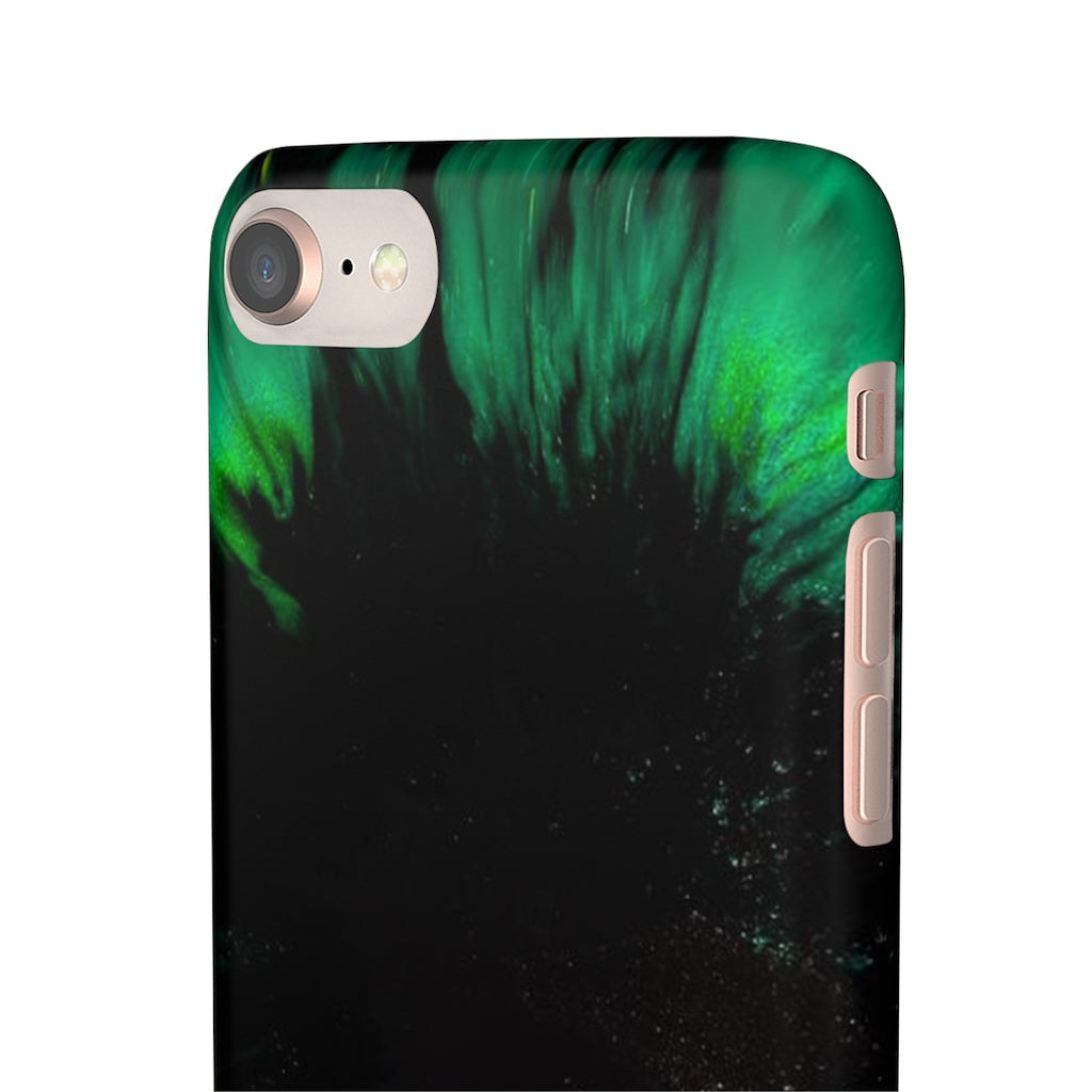 Northen Star Gaze Ink Art iPhone Case (Slim) Phone Case