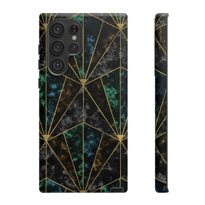 Art Deco Mirror Android Case (Protective) Samsung Galaxy S22 Ultra Matte Phone Case