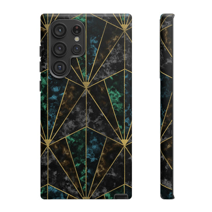 Art Deco Mirror Android Case (Protective) Samsung Galaxy S22 Ultra Matte Phone Case