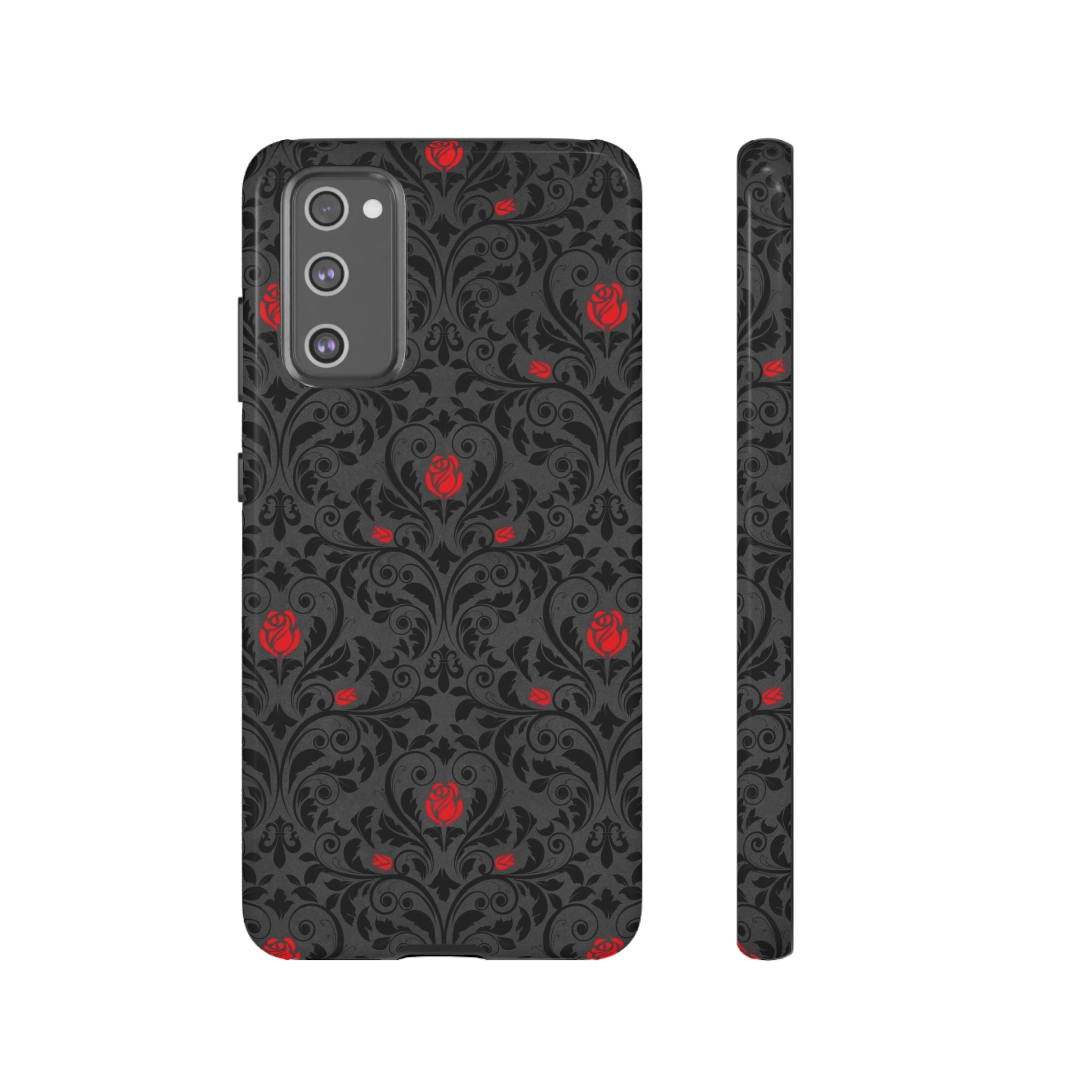 Angerunge Gothic Flower Samsung Case (Protective) Samsung Galaxy S20 FE Glossy Phone Case