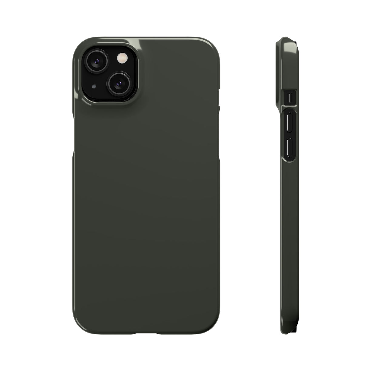 Black Olive iPhone Case (Slim) iPhone 14 Plus Glossy Phone Case