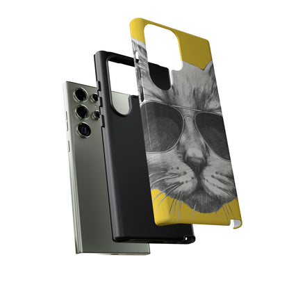 Cool Cat Portrait Android Case (Protective) Phone Case