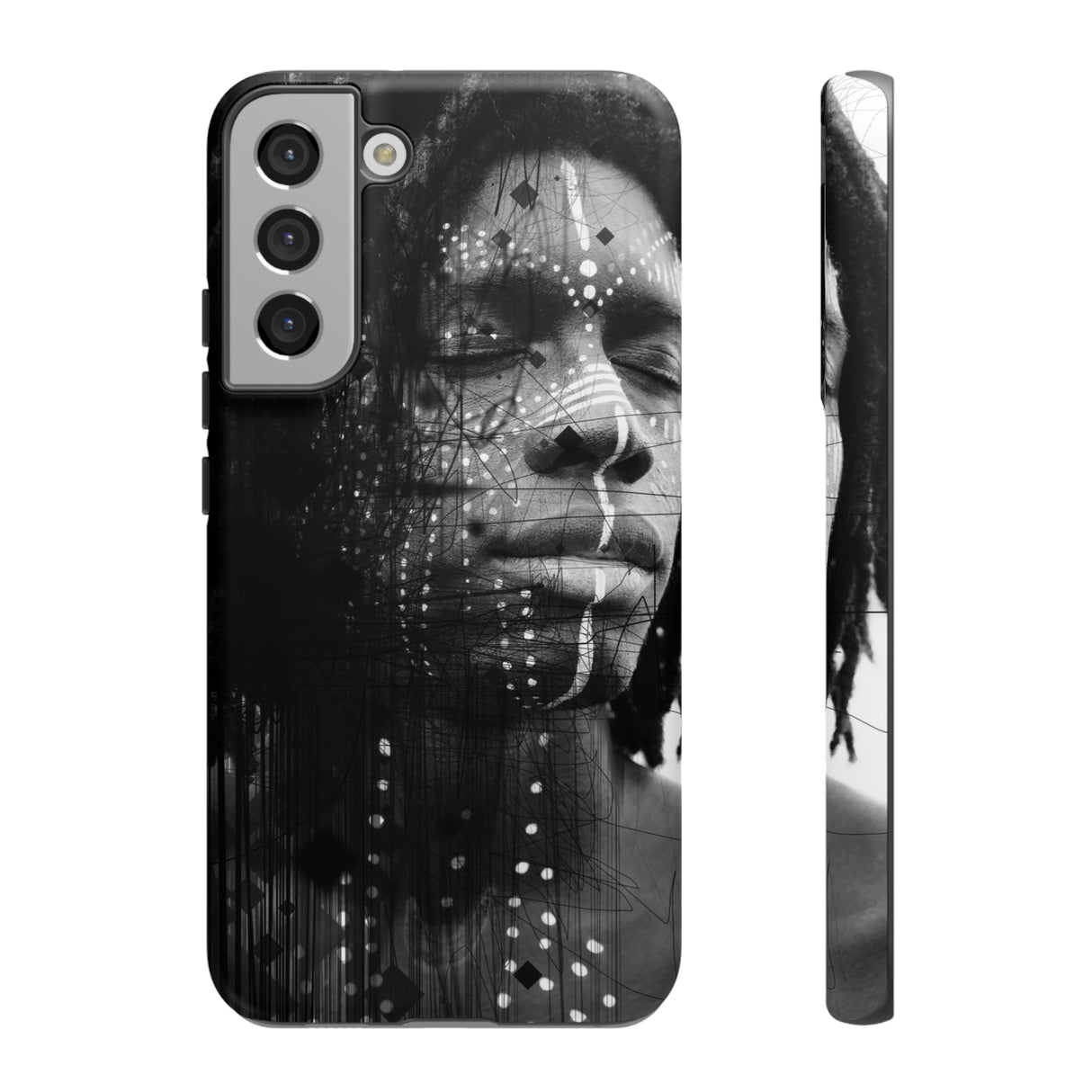 Face Paint Android Case (Protective) Samsung Galaxy S22 Plus Matte Phone Case