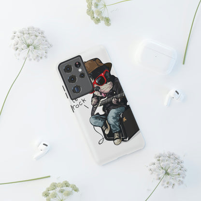 Rock n Roll Dog Android Case (Protective) Phone Case