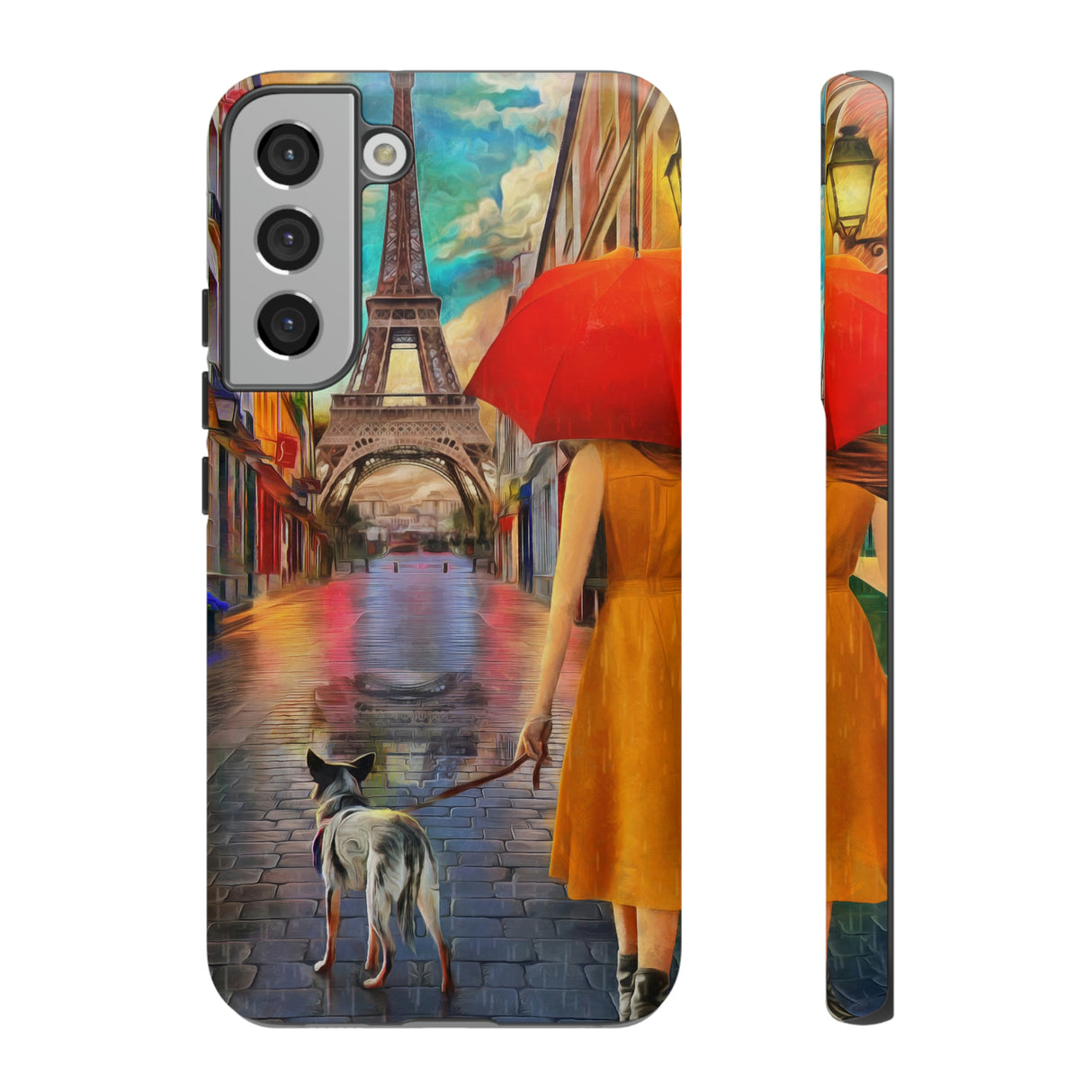 Rainy Day Paris Android Case (Protective) Samsung Galaxy S22 Plus Matte Phone Case