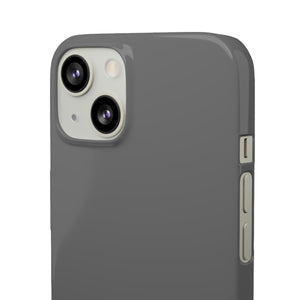 Dim Gray iPhone Case (Slim) Phone Case