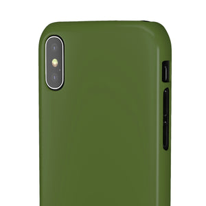 Dark Olive Green iPhone Case (Slim) Phone Case