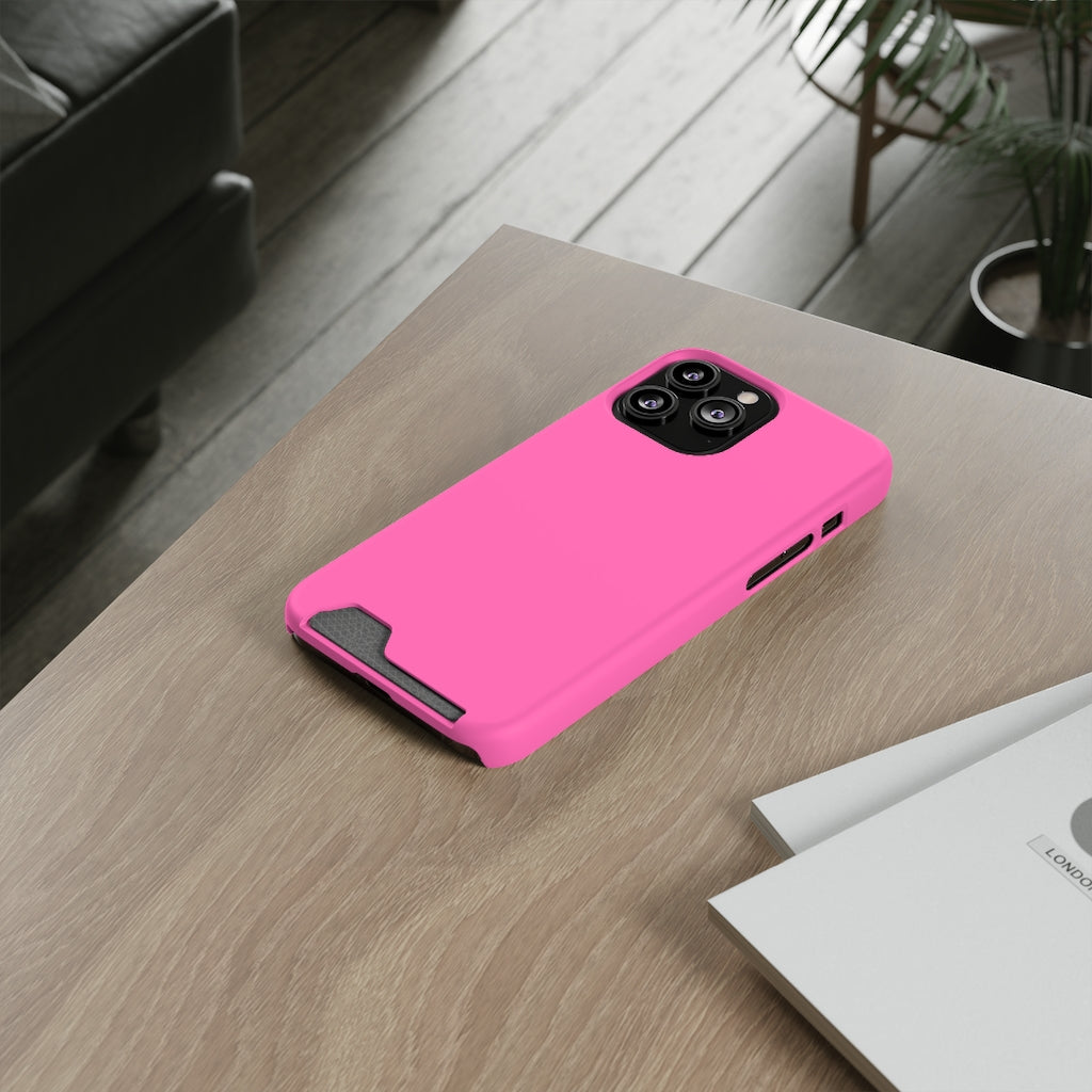 Hot Pink iPhone Case (Card) Phone Case