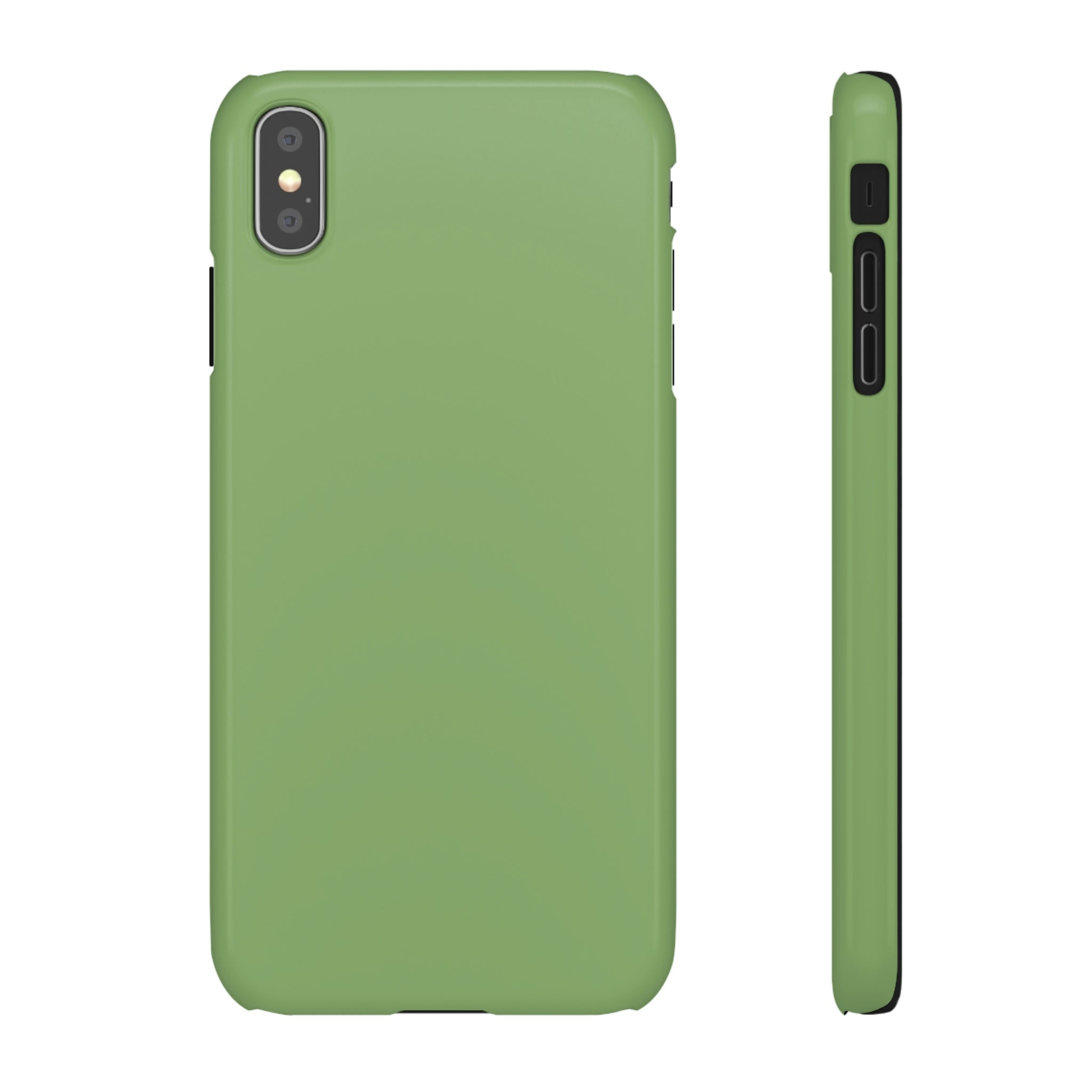 Asparagus Green iPhone Case (Slim) iPhone XS MAX Glossy Phone Case