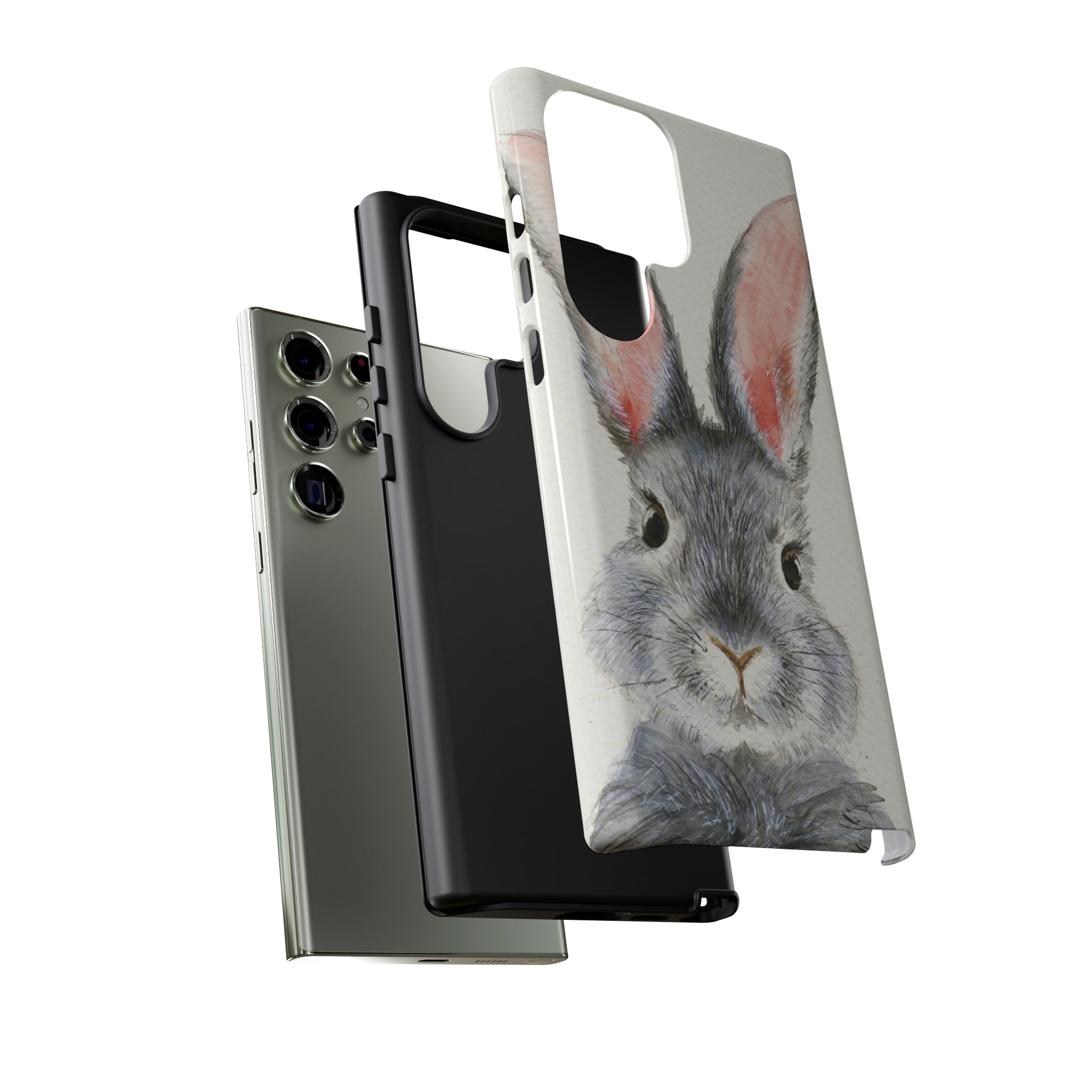 Fluffy Rabbit Android Case (Protective) Phone Case