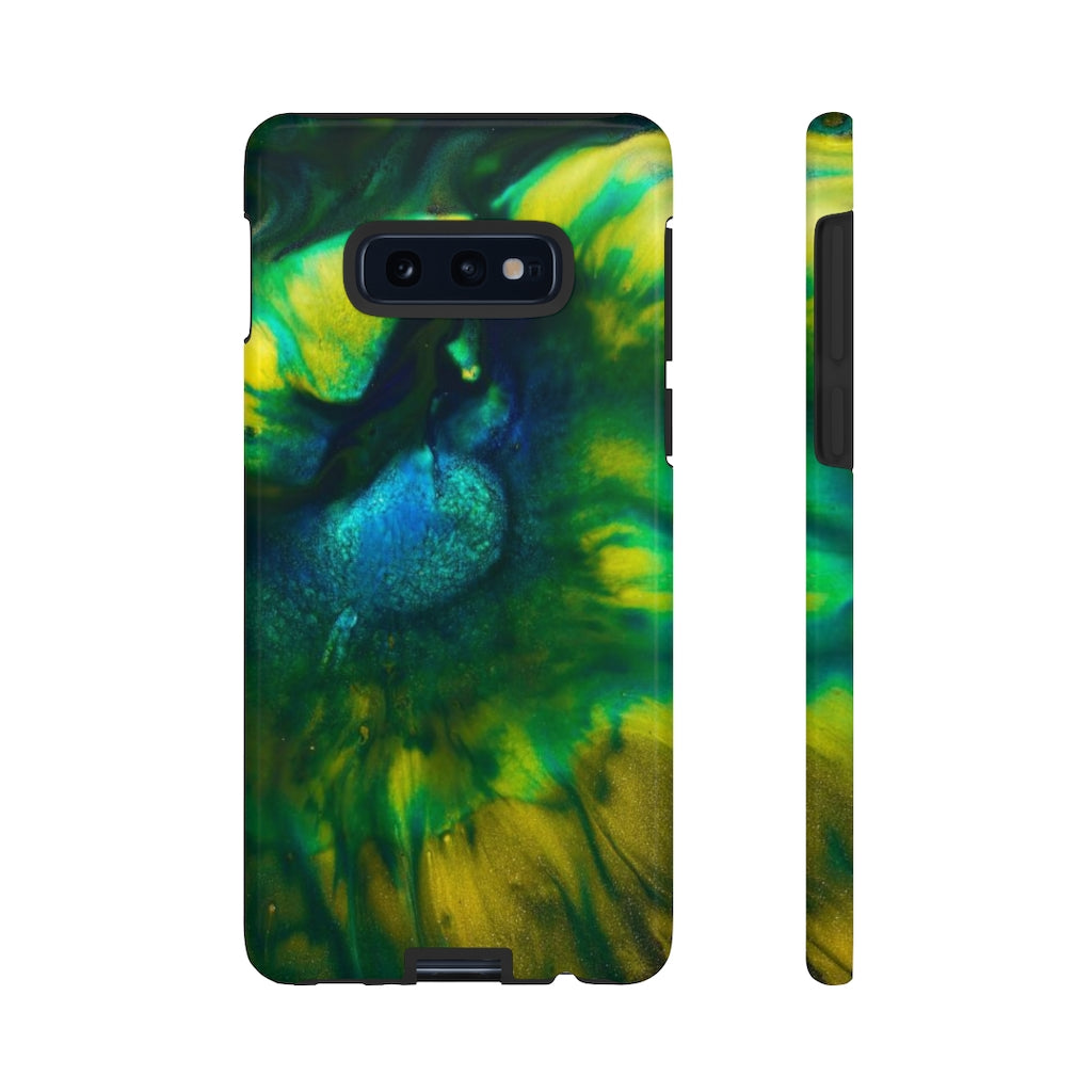 Dragon Eye Ink Art Android Case (Protective) Samsung Galaxy S10E Glossy Phone Case