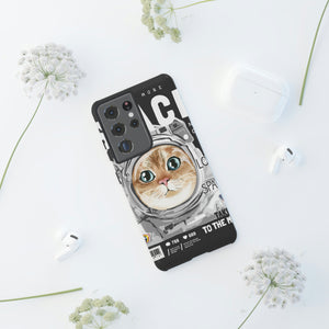 Space Cute Cat Android Case (Protective) Phone Case