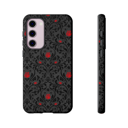 Angerunge Gothic Flower Samsung Case (Protective) Samsung Galaxy S23 Plus Glossy Phone Case