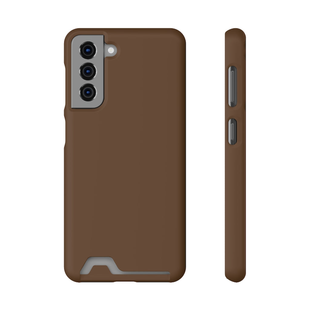 Dark Brown Samsung Case (Card) Samsung Galaxy S21 Matte Without gift packaging Phone Case