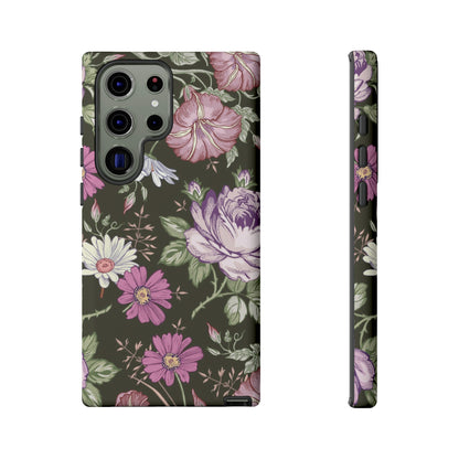 Purple Rose Vintage Flower Samsung Case (Protective) Samsung Galaxy S23 Ultra Matte Phone Case