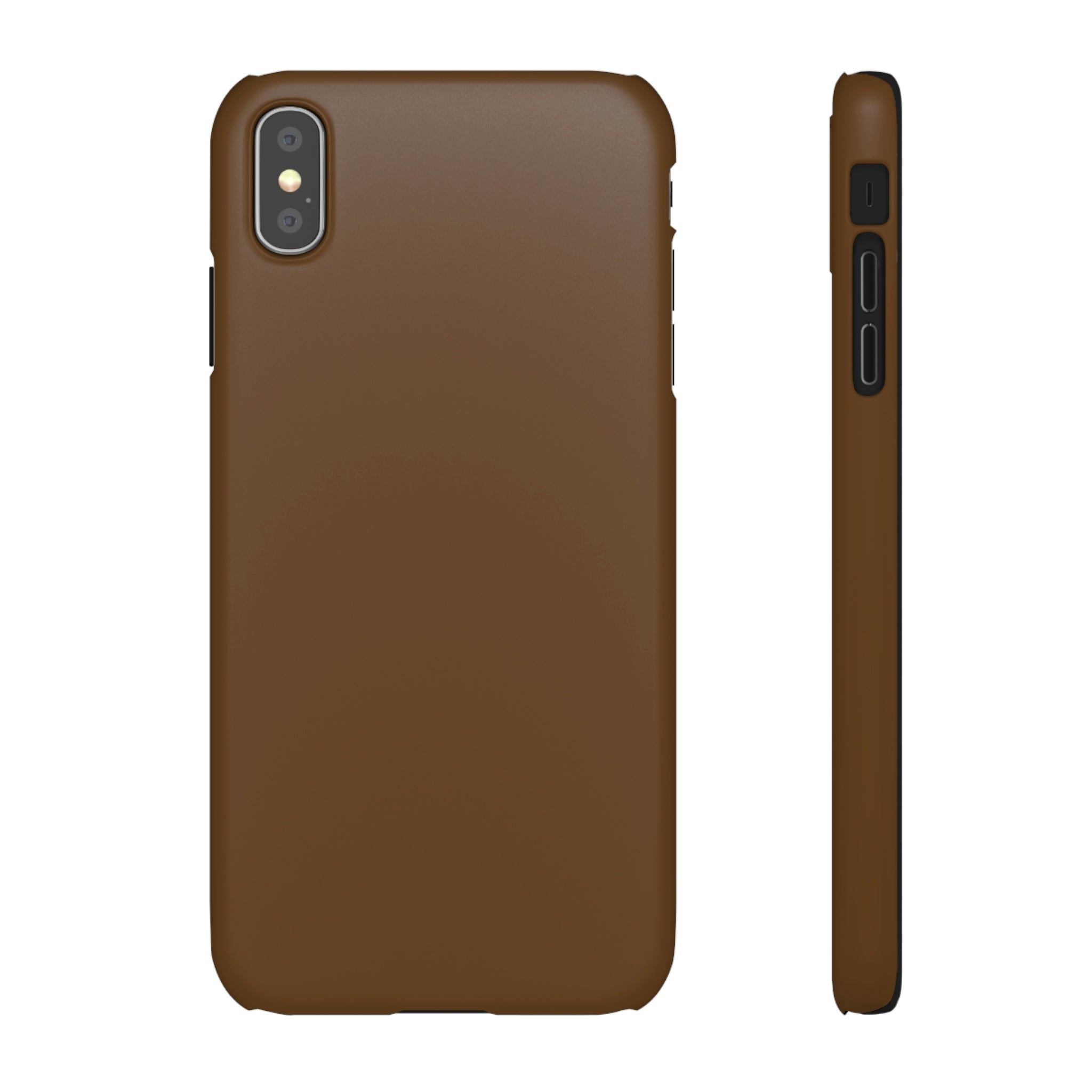 Dark Brown iPhone Case (Slim) iPhone XS MAX Matte Phone Case