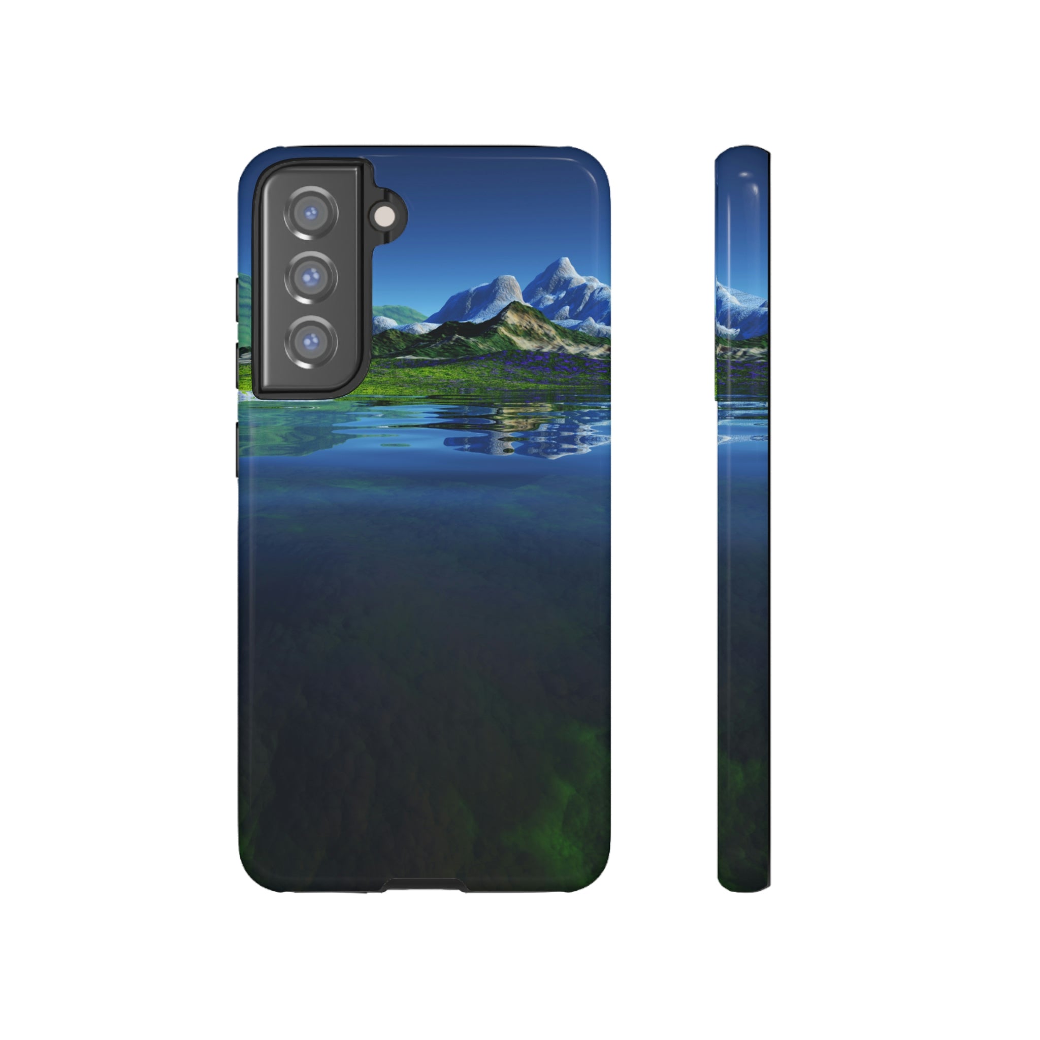 Mountain Lake Android Case (Protective) Samsung Galaxy S21 FE Glossy Phone Case