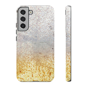 Gold Abstract Android Case (Protective) Samsung Galaxy S22 Plus Glossy Phone Case