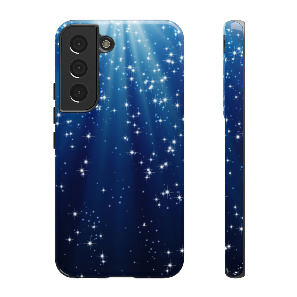 Stars Blue Sky Android Case (Protective) Samsung Galaxy S22 Glossy Phone Case