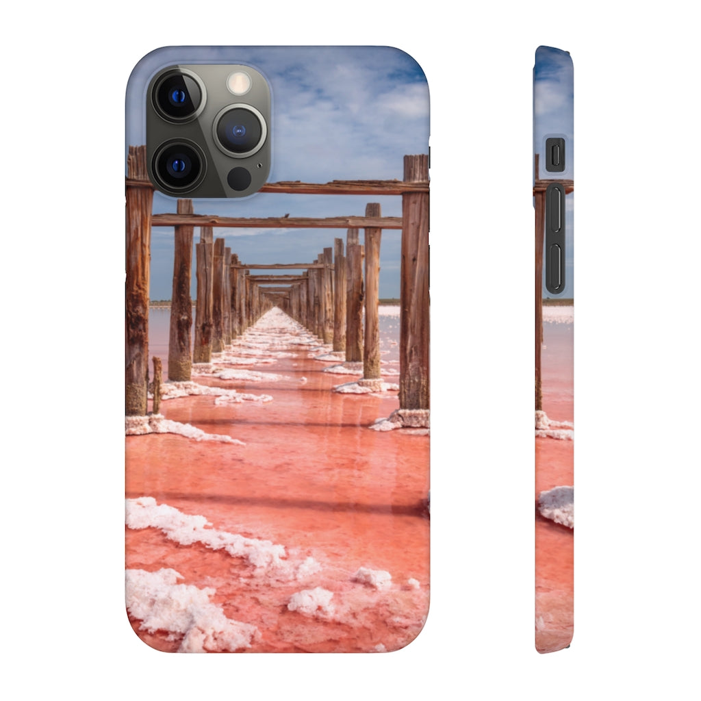 Pink Color of Salt Lake Samsung/iPhone (Slim) Phone Case