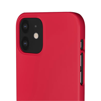 Crimson Red iPhone Case (Slim) Phone Case