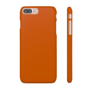 Burnt Orange iPhone Case (Slim) iPhone 7 Plus Matte Phone Case