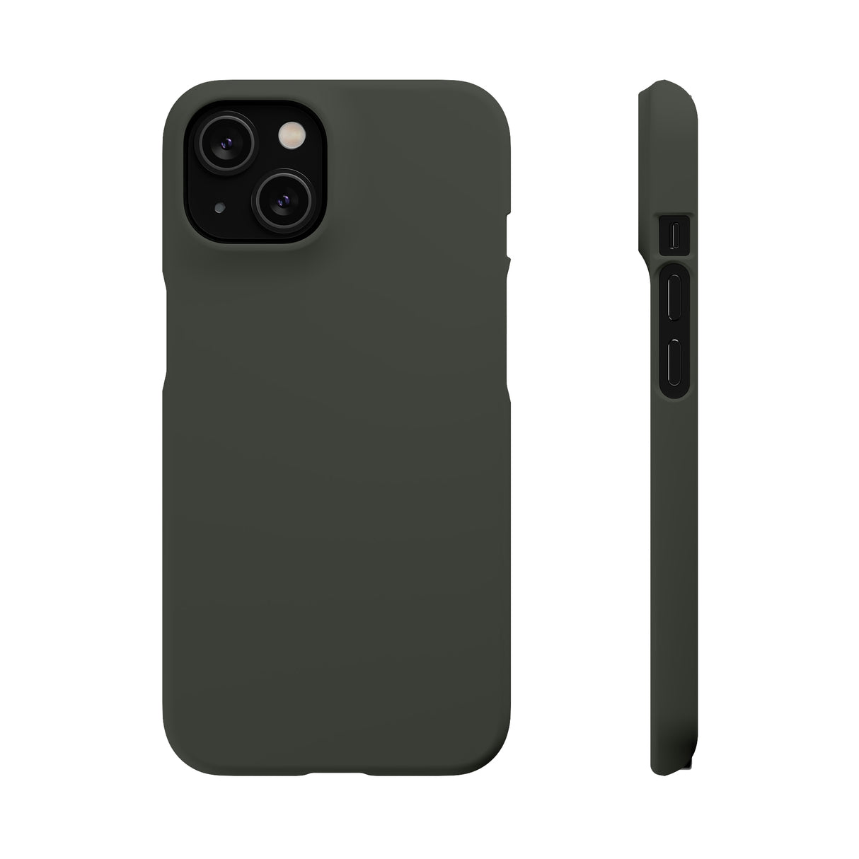 Black Olive iPhone Case (Slim) iPhone 14 Matte Phone Case