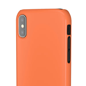 Coral Orange iPhone Case (Slim) Phone Case