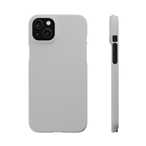 Gray iPhone Case (Slim) iPhone 14 Plus Matte Phone Case