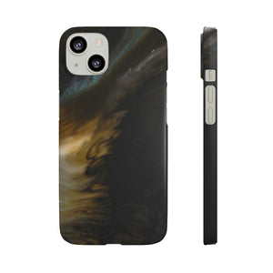 Midnight Shaddow Ink Art iPhone Case (Slim) iPhone 13 Matte Phone Case