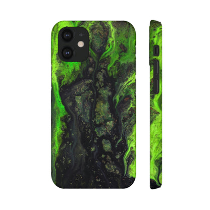 Toxic Ink Art iPhone Case (Slim) iPhone 12 Mini Matte Phone Case