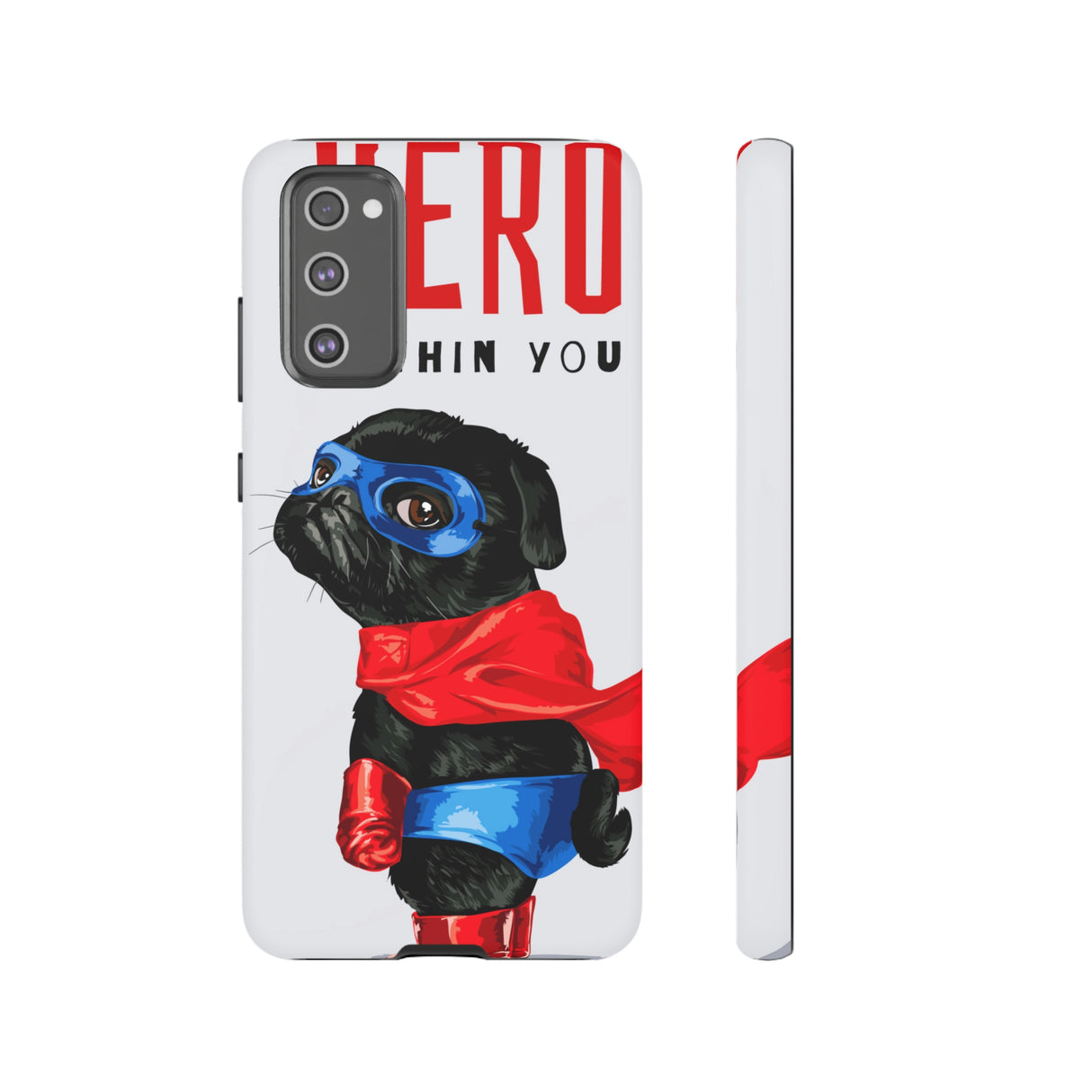 Hero Pug Android Case (Protective) Samsung Galaxy S20 FE Matte Phone Case