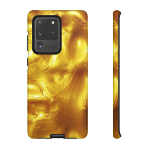 Liquid Gold Android Case (Protective) Samsung Galaxy S20 Ultra Glossy Phone Case