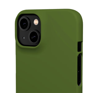 Dark Moss Green iPhone Case (Slim) Phone Case