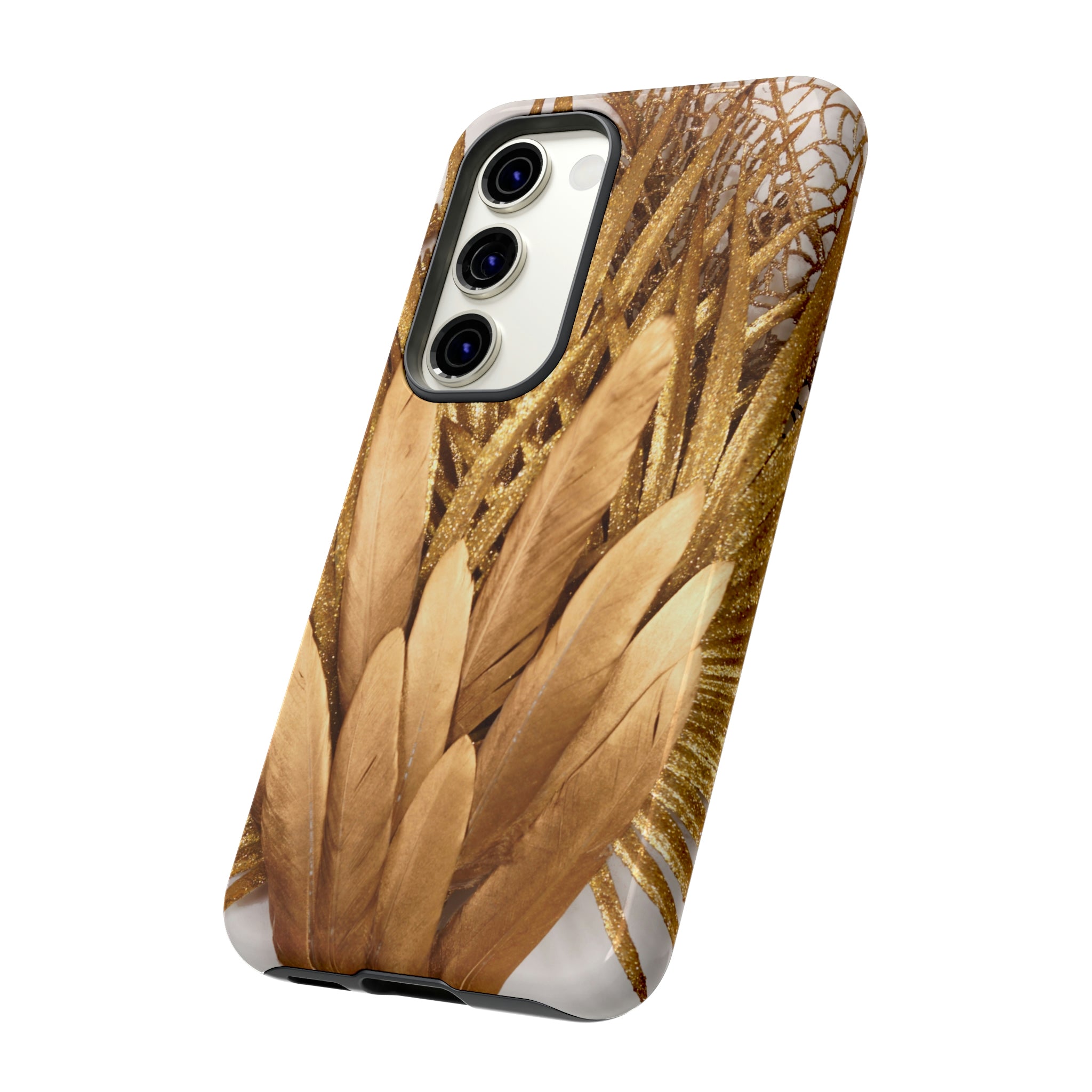 Gold Feather Android Case (Protective) Phone Case