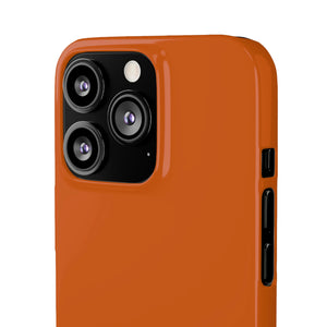 Burnt Orange iPhone Case (Slim) Phone Case