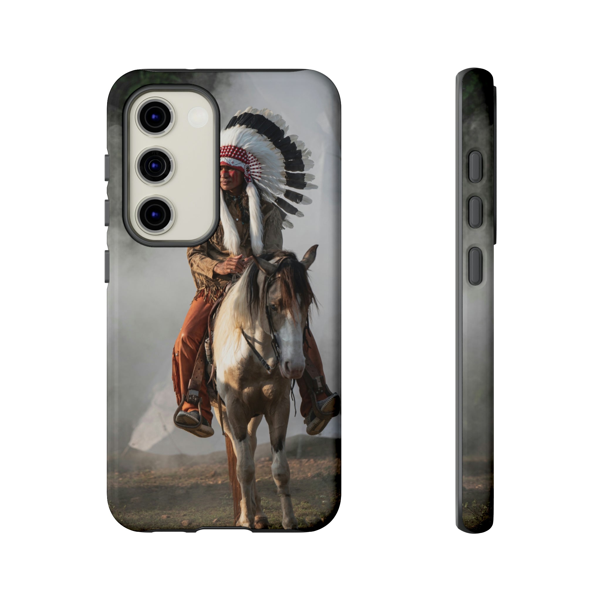 Indian Cheif Android Case (Protective) Samsung Galaxy S23 Glossy Phone Case