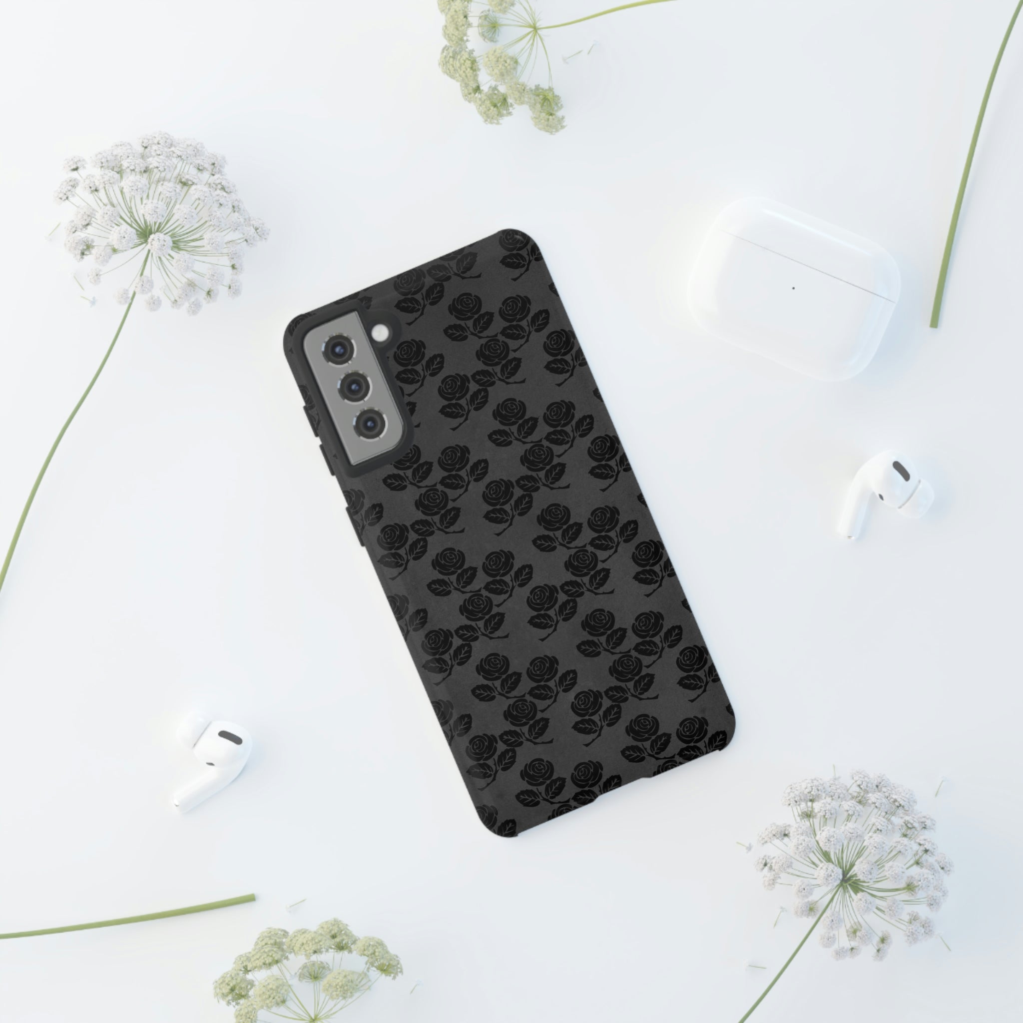 Surrunge Gothic Flower Samsung Case (Protective) Phone Case