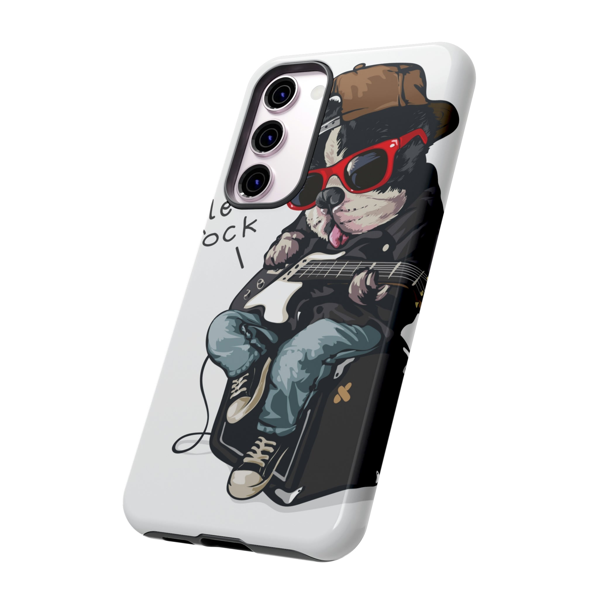 Rock n Roll Dog Android Case (Protective) Phone Case