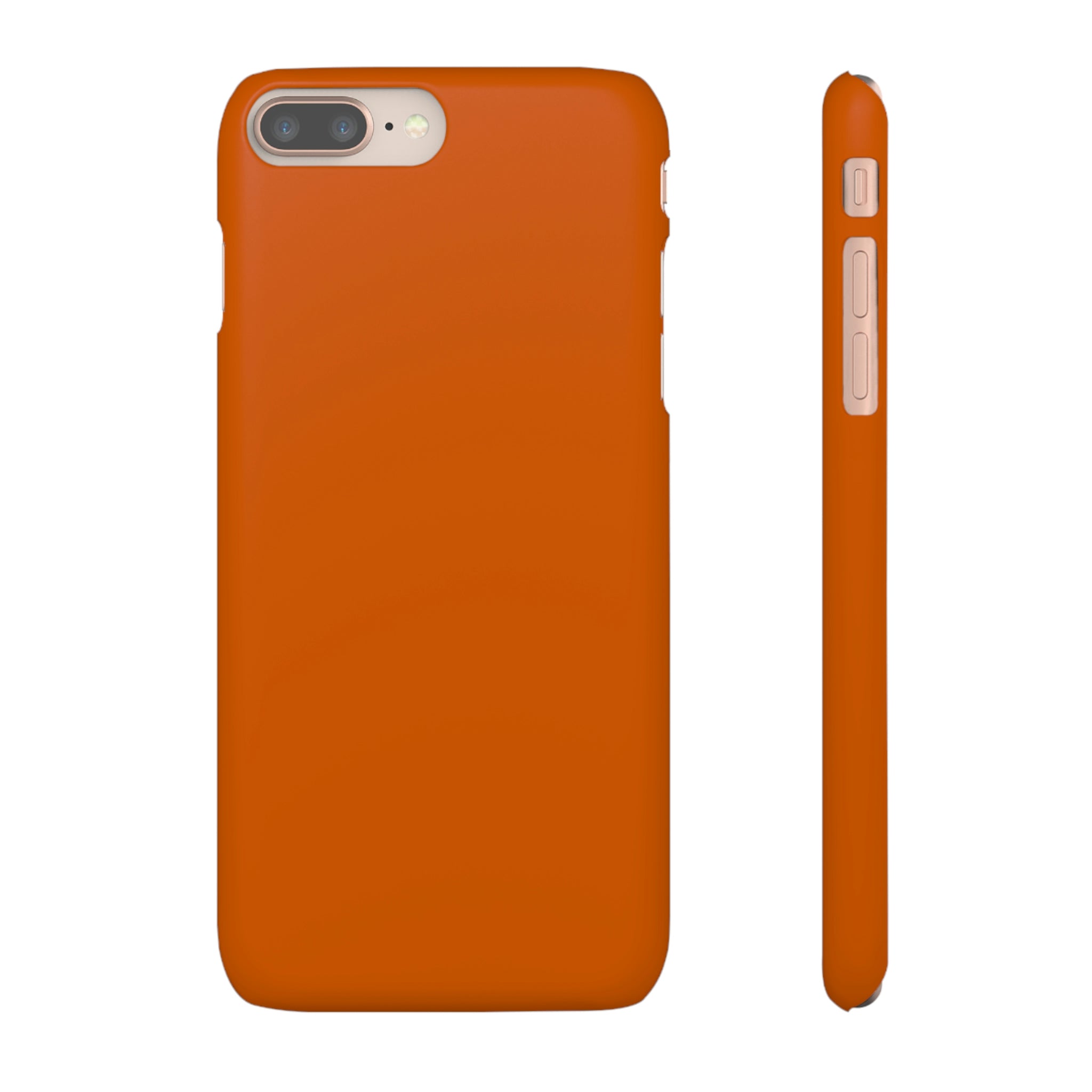 Burnt Orange iPhone Case (Slim) iPhone 8 Plus Matte Phone Case