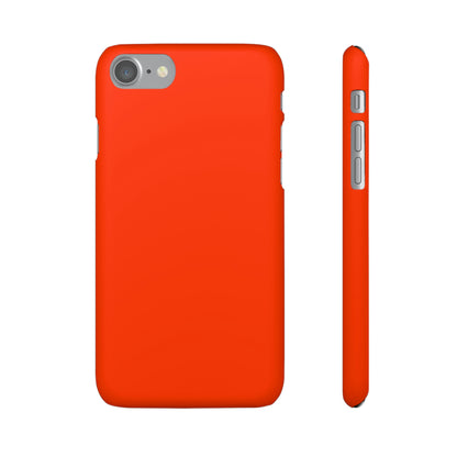 Coquelicot Orange iPhone Case (Slim) iPhone 7 Matte Phone Case