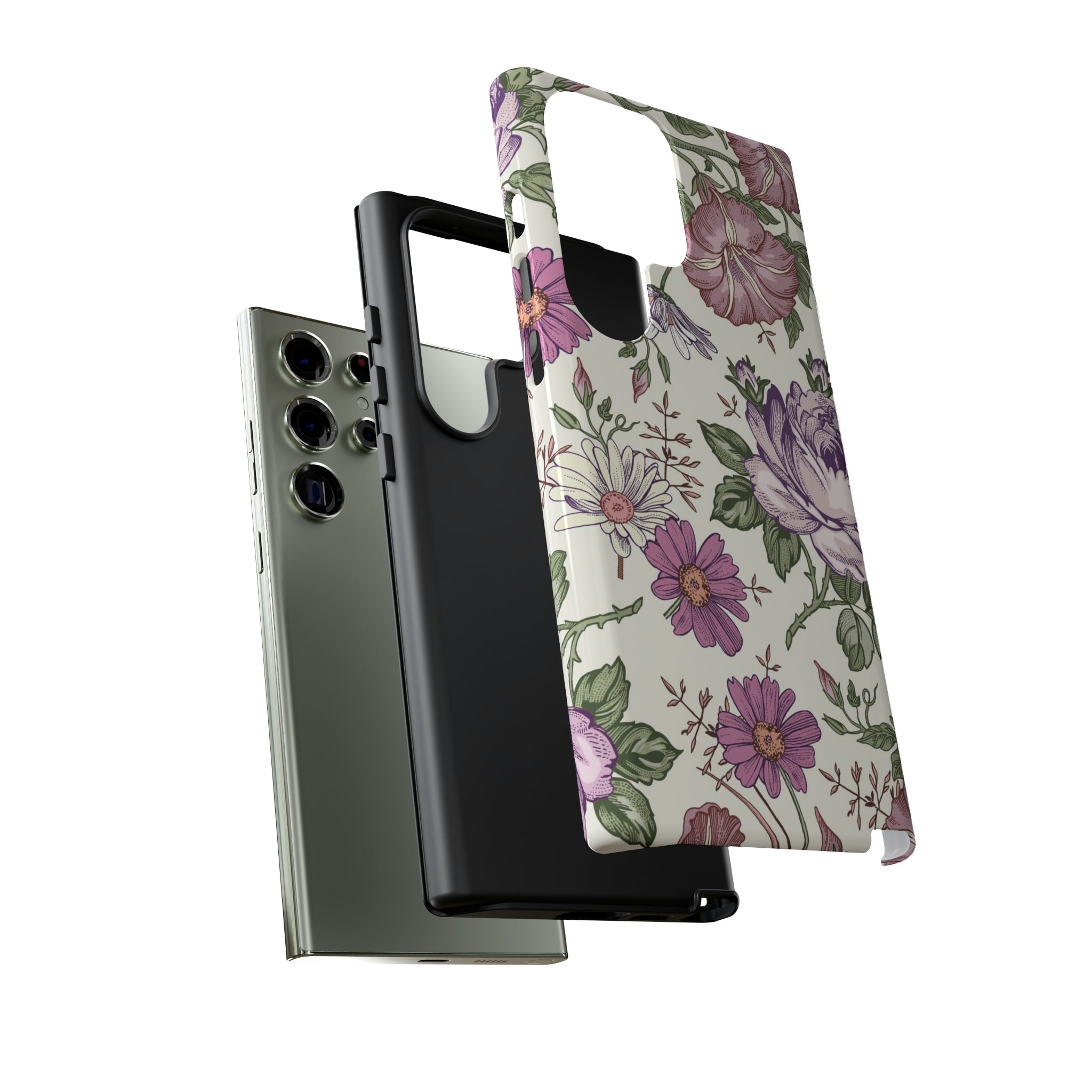 Pastel Vintage Flower Samsung Case (Protective) Phone Case