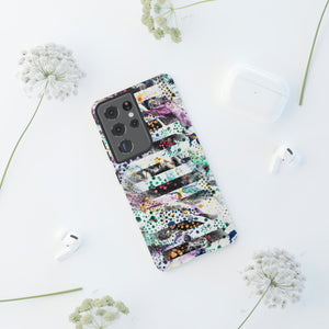 Abstract Green Purple Android Case (Protective) Phone Case