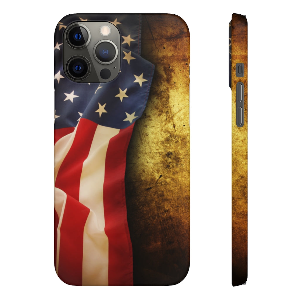 Close up of American flag Samsung/iPhone (Slim) Phone Case