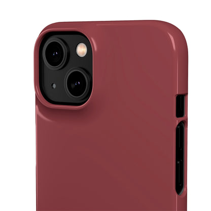 Cordovan Purple iPhone Case (Slim) Phone Case