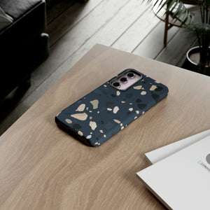 Dark Blue Terrazo Android Case (Protective) Phone Case