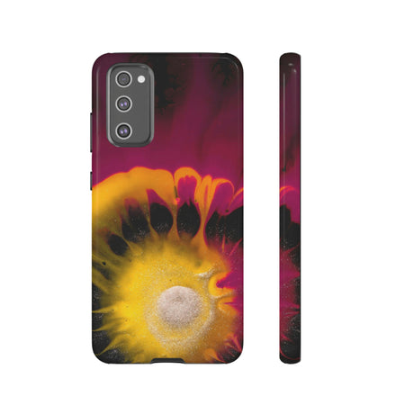 Deep Purple Ink Art Android Case (Protective) Samsung Galaxy S20 FE Glossy Phone Case