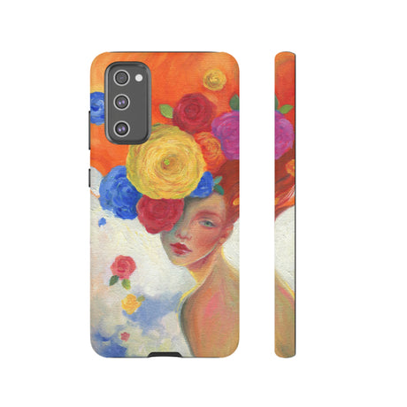 Flower Woman Android Case (Protective) Samsung Galaxy S20 FE Matte Phone Case