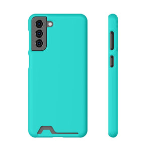 Bright Turquoise Android Case (Card) Samsung Galaxy S21 Plus Matte With gift packaging Phone Case