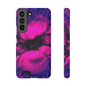 Deep Pink Ink Art Android Case (Card) Samsung Galaxy S22 Matte Without gift packaging Phone Case